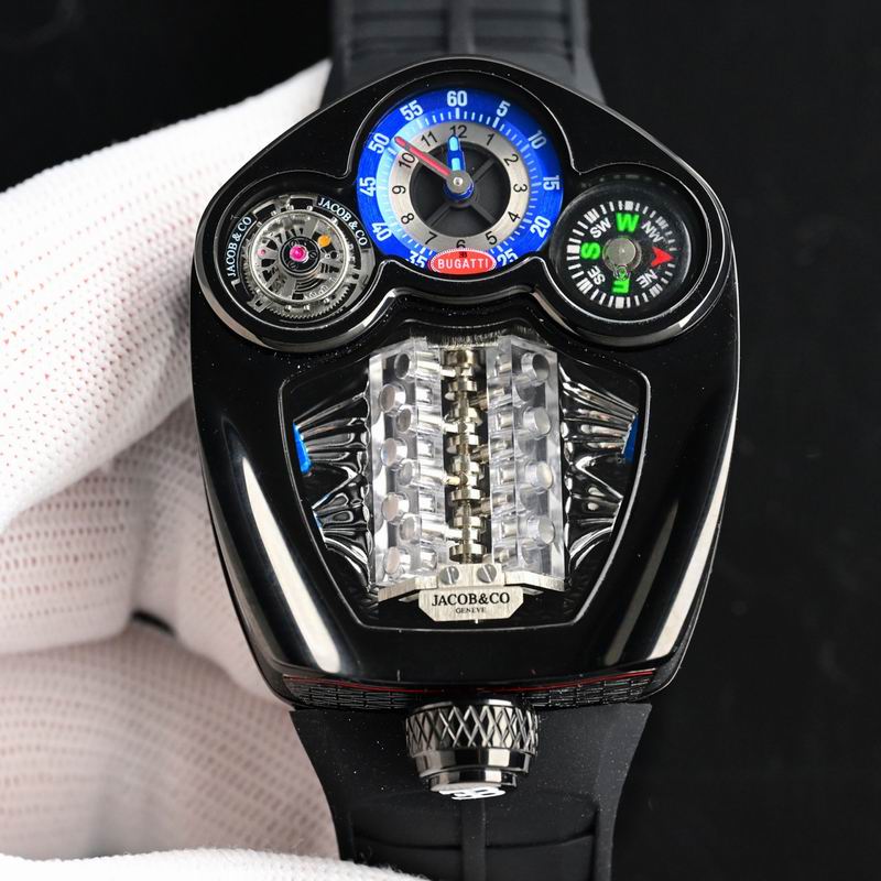 JAC Bugatti Tourbillon Watches 4 Color's