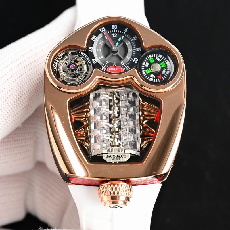JAC Bugatti Tourbillon Watches 4 Color's
