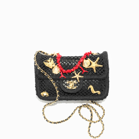 CHL  Beach flap Bag 20 cm  2 Color's
