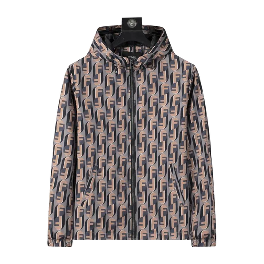 FEN  Monogram Jacket Windbreak Hoodie 2 Color 's