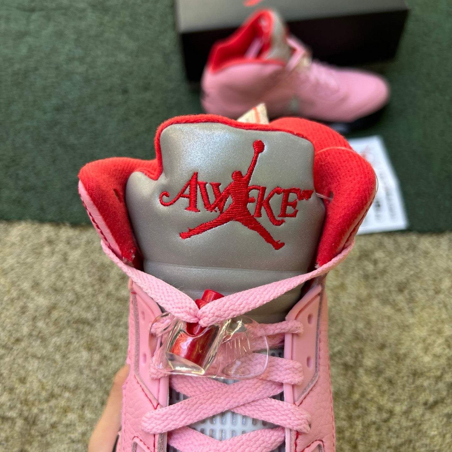 N*KE Air Jorda 5 AJ5 Retro Awake NY Arctic Pink Sneakers 46