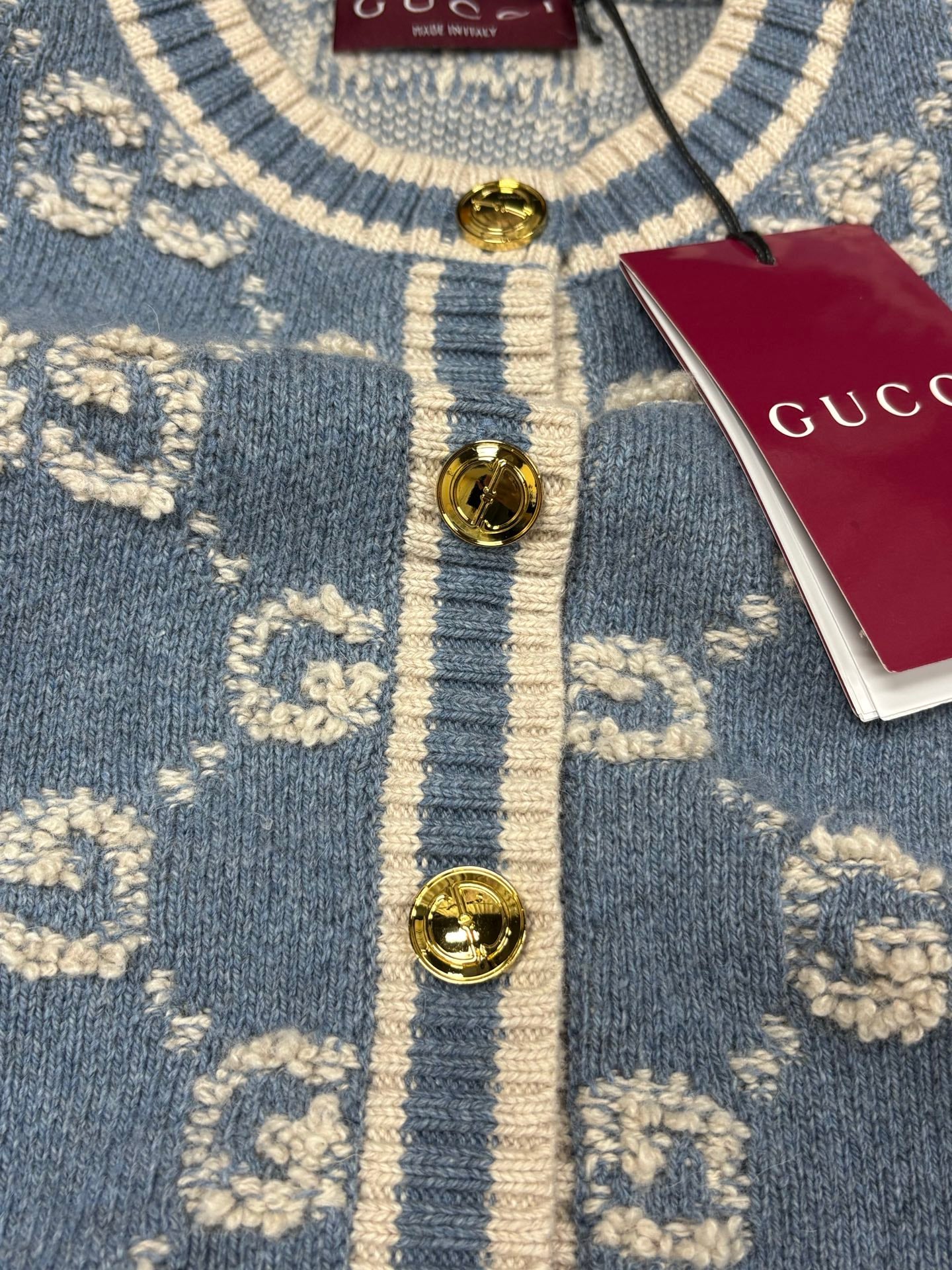 GU Sweater Jacket Monogram