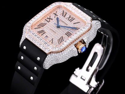 CART  Watches Jeweled Crystals 40 mm 2 Color's
