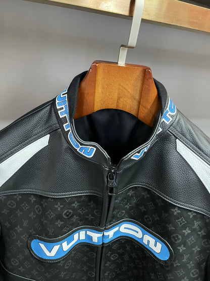 LU Leather Mix Jacket Biker   Man Limited 25/26  IOFF