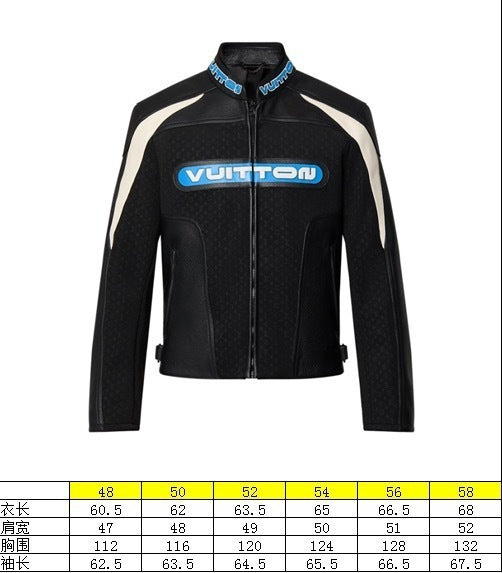 LU Leather Mix Jacket Biker   Man Limited 25/26  IOFF