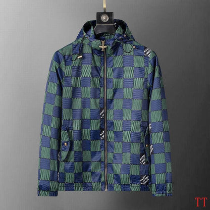 LU  Monogram Jacket Ebene Windbreak Hoodie