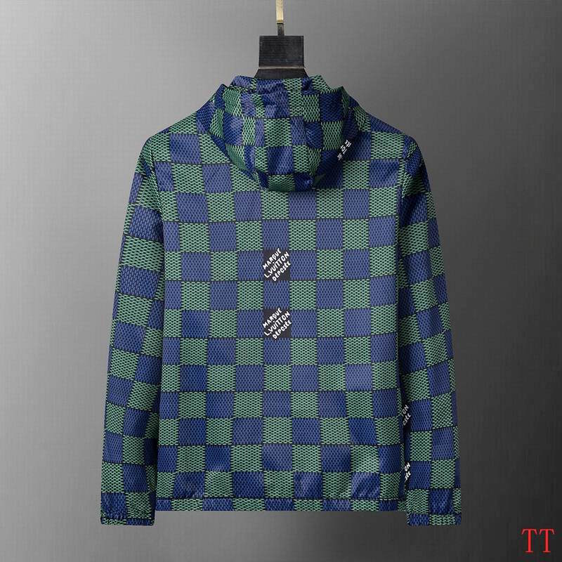 LU  Monogram Jacket Ebene Windbreak Hoodie