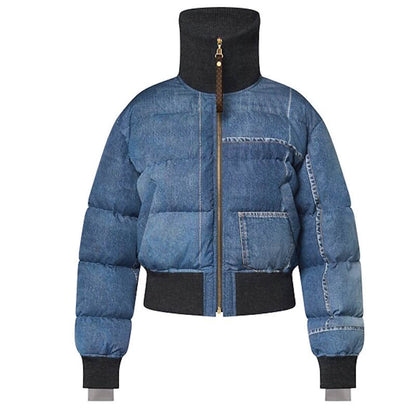 LU Denim Quilted Jacket Woman  Limited