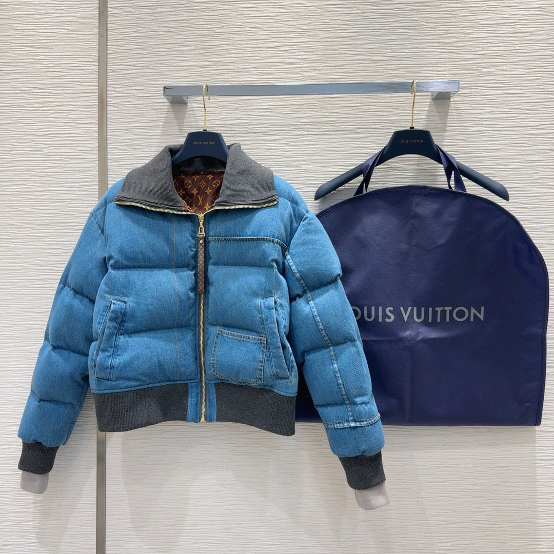 LU Denim Quilted Jacket Woman  Limited