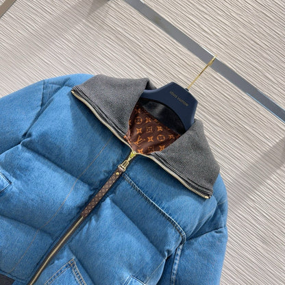 LU Denim Quilted Jacket Woman  Limited