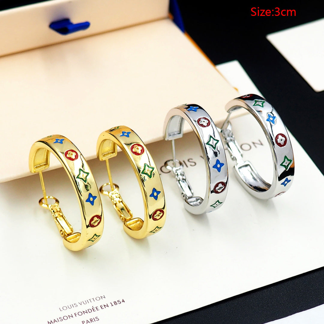 LU Fashion earrings 2 Color's