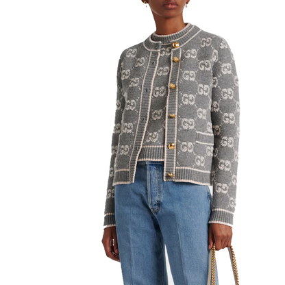 GU Sweater Jacket Monogram