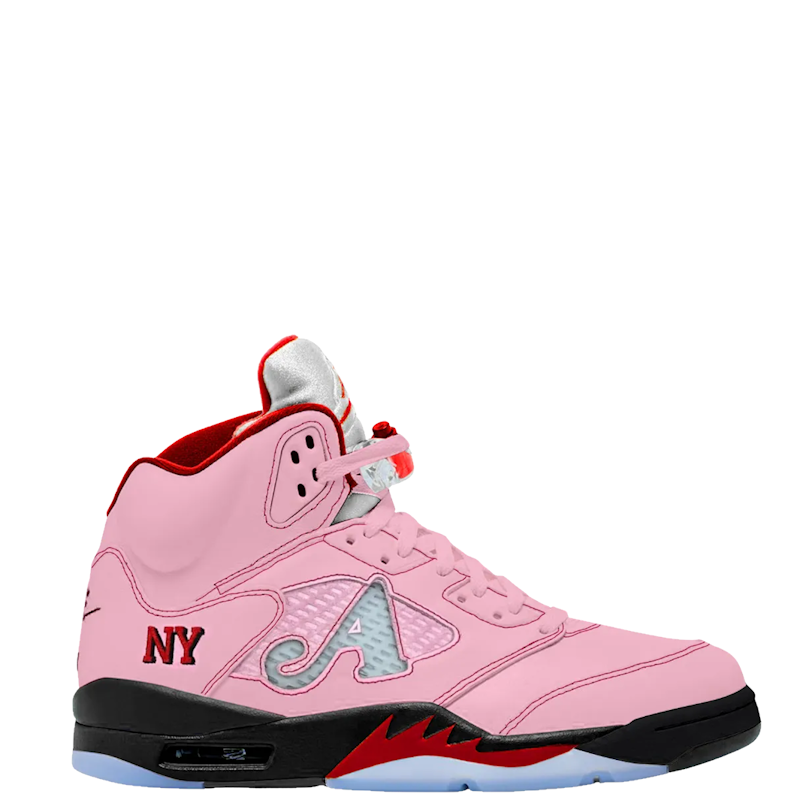 N*KE Air Jorda 5 AJ5 Retro Awake NY Arctic Pink Sneakers 46
