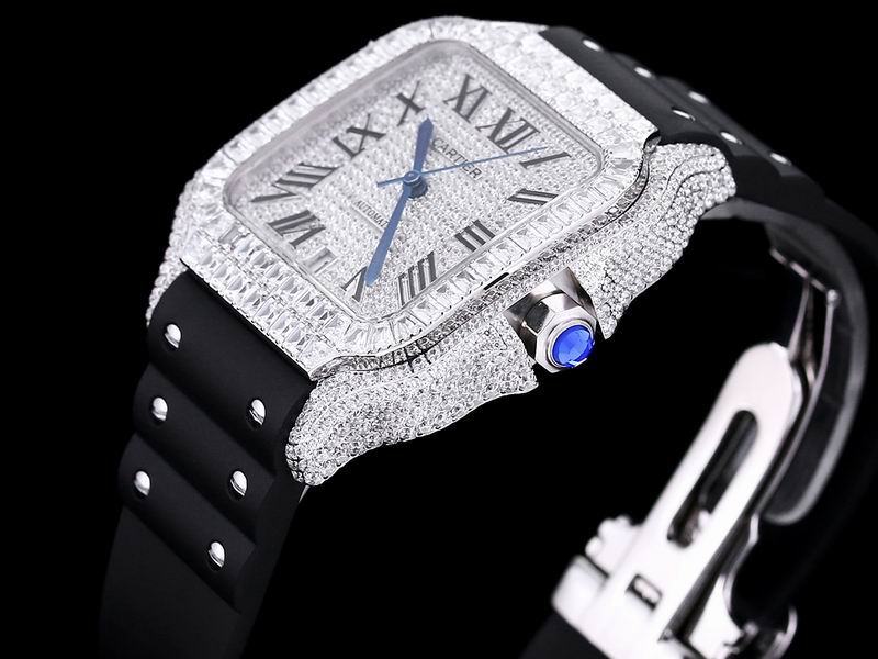 CART  Watches Jeweled Crystals 40 mm 2 Color's