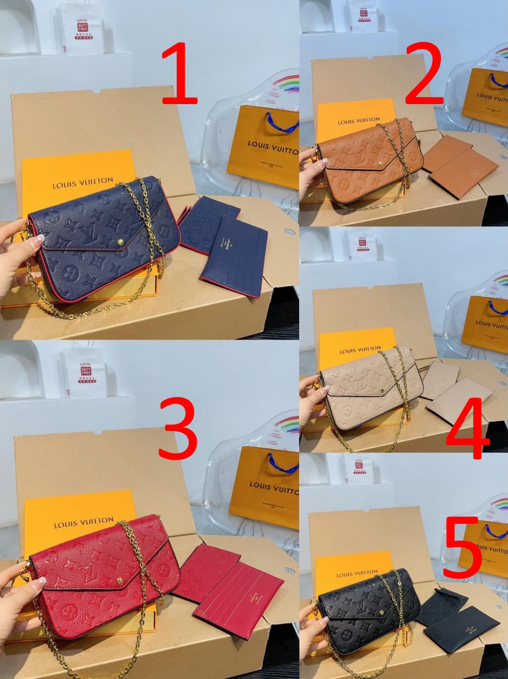 LU  Bag  21 cm - 5 Color's -SALE -