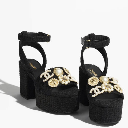 CHL Tweed Jewel  Sandals Woman