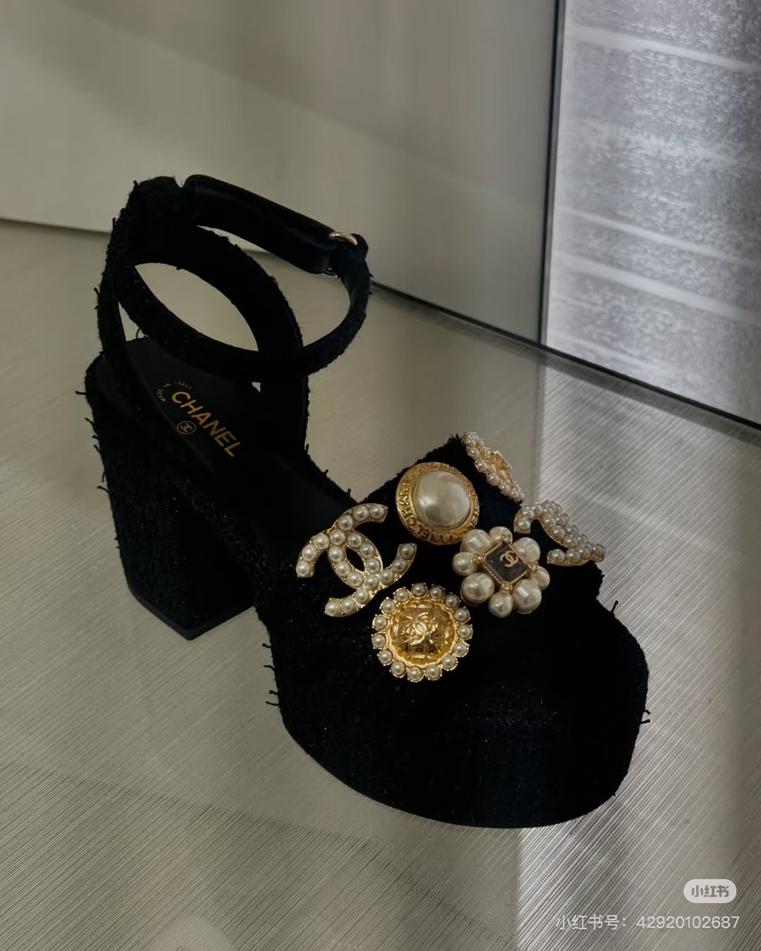 CHL Tweed Jewel  Sandals Woman