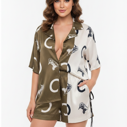 CE^LINE Woman  jacket and short set