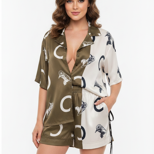 CE^LINE Woman  jacket and short set
