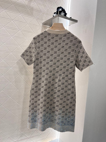 GU Sequin Accent Fitted dress  limited