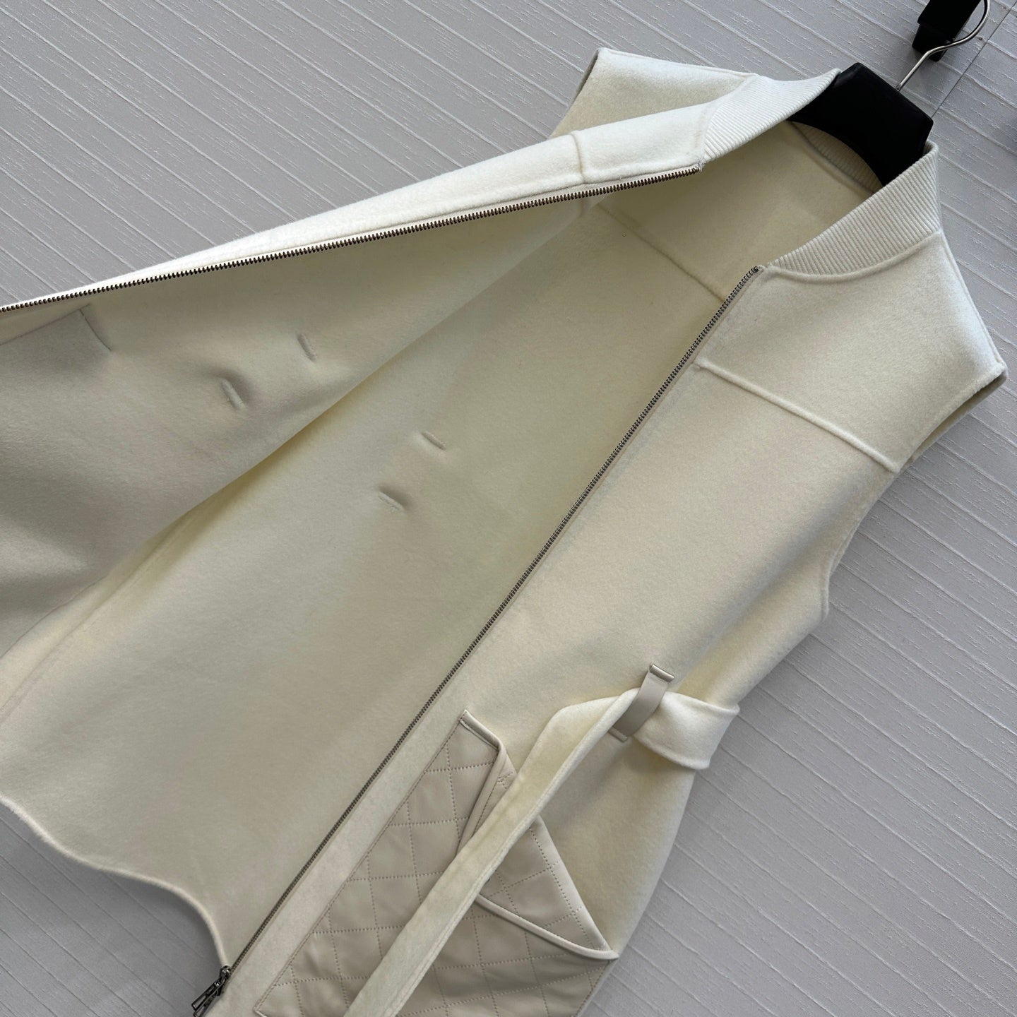 HRM Wool  Woman Long Vest  Jacket 2 Color 's