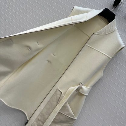 HRM Wool  Woman Long Vest  Jacket 2 Color 's