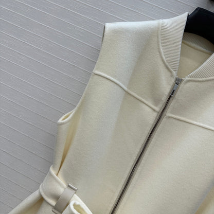 HRM Wool  Woman Long Vest  Jacket 2 Color 's