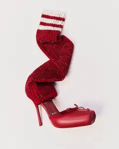 LABUTIN Ca sia An mac Woman Shoes Pump 4 Color's Heels 42