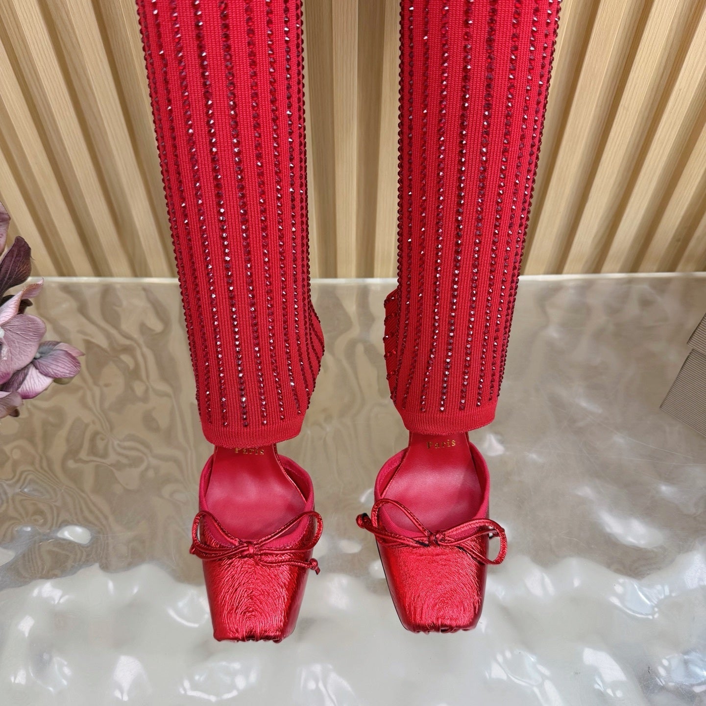 LABUTIN Ca sia An mac Woman Shoes Pump 4 Color's Heels 42