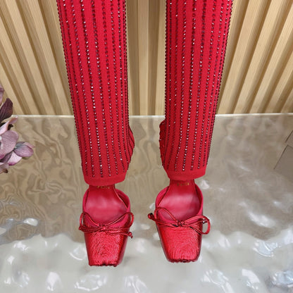 LABUTIN Ca sia An mac Woman Shoes Pump 4 Color's Heels 42