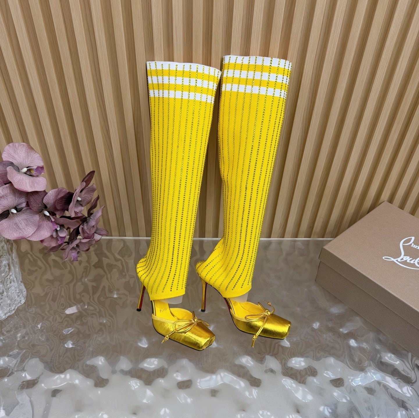 LABUTIN Ca sia An mac Woman Shoes Pump 4 Color's Heels 42