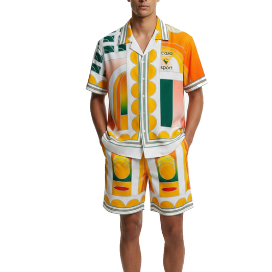 CASA BLANC Man Sport Suits Summer