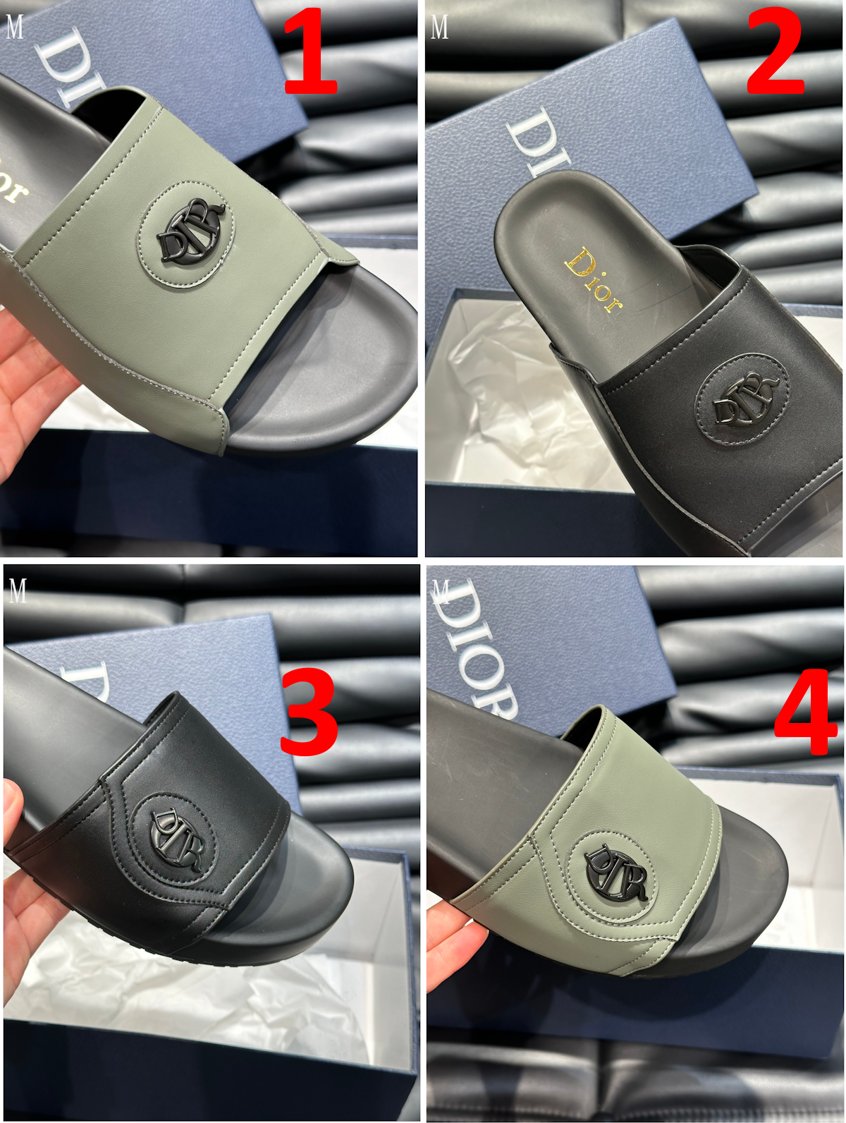 CHD Slippers   Man 4 Color's
