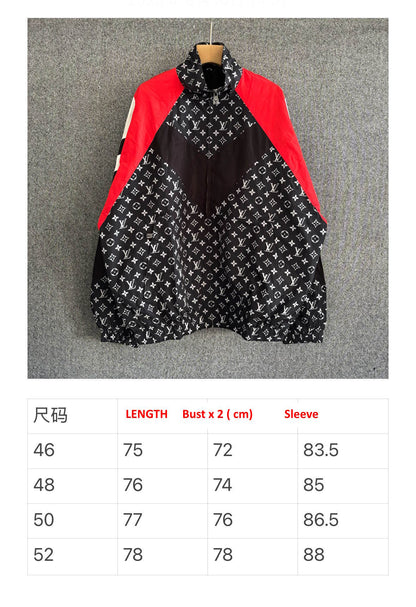 LU  Monogram Printed Nylon Tracks Jacket  Man IOFF