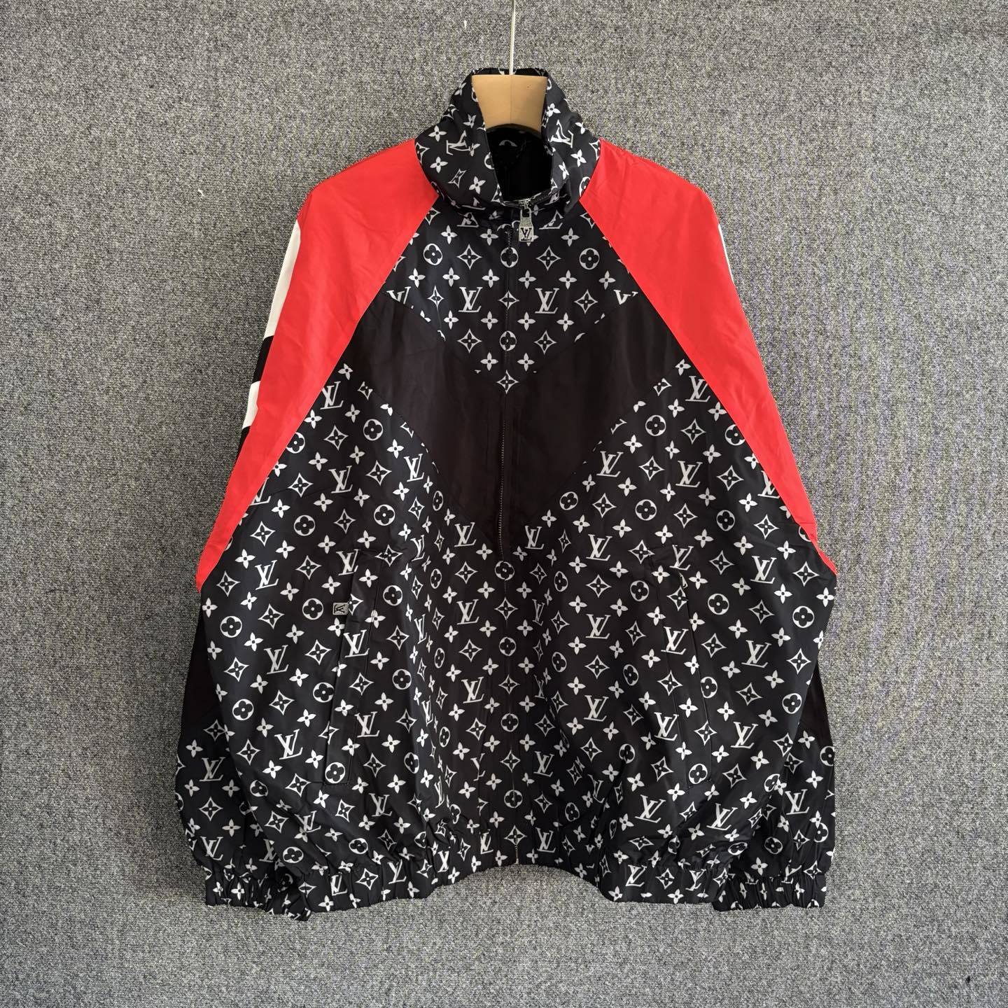 LU  Monogram Printed Nylon Tracks Jacket  Man IOFF