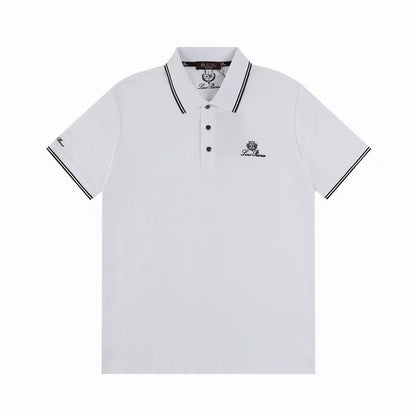 LOROPIANA Polo  Short  Sleeve  T- Shirt  2 Color's