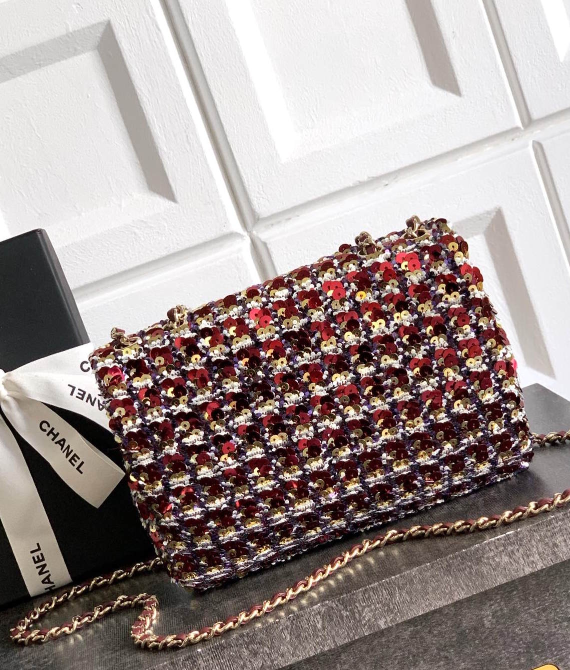 CHL Bag  Sequined 22 cm