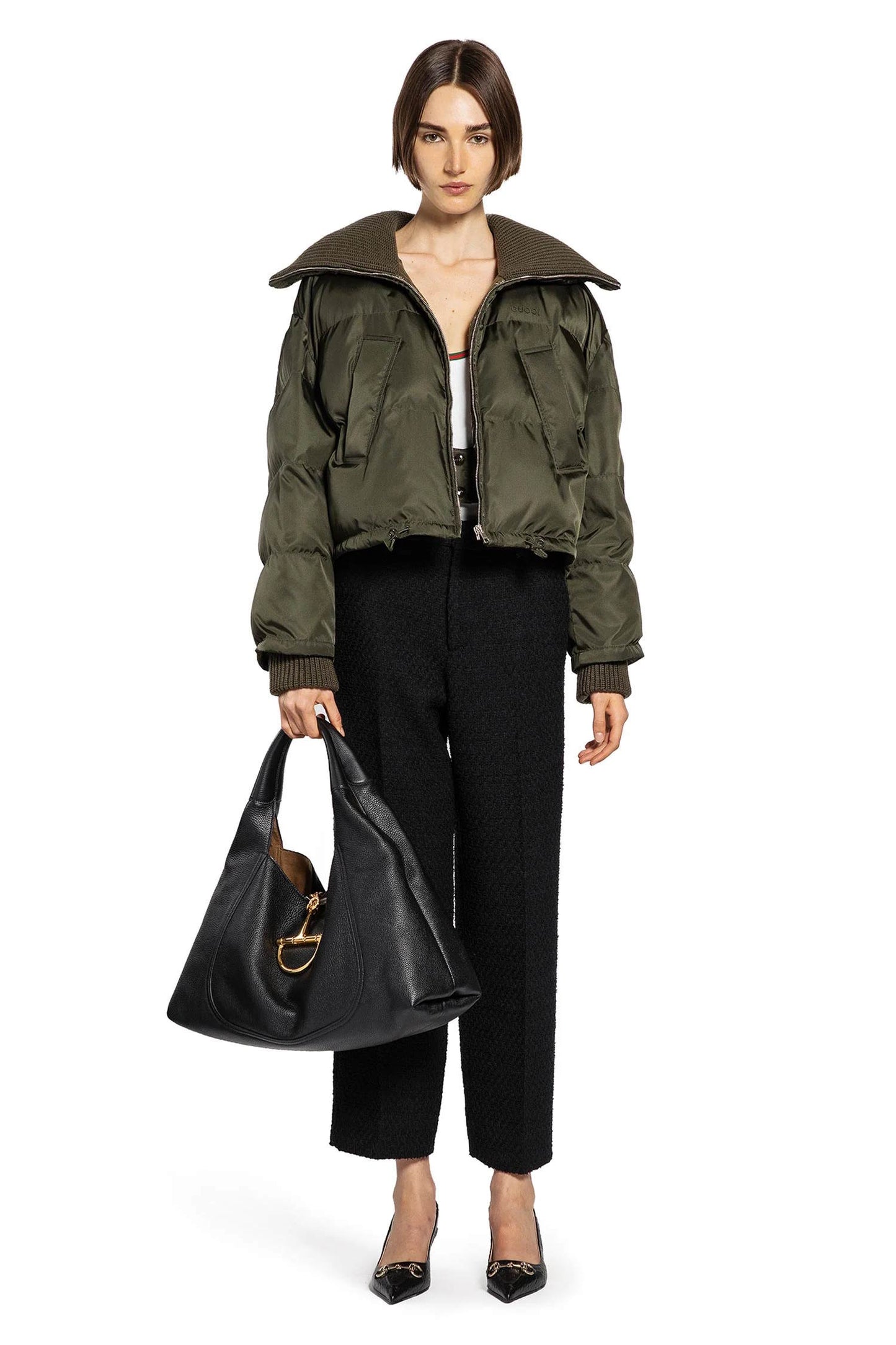 GU  fine nylon gabardine puffer jacket  Woman