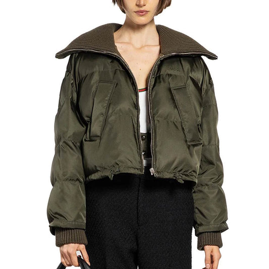 GU  fine nylon gabardine puffer jacket  Woman