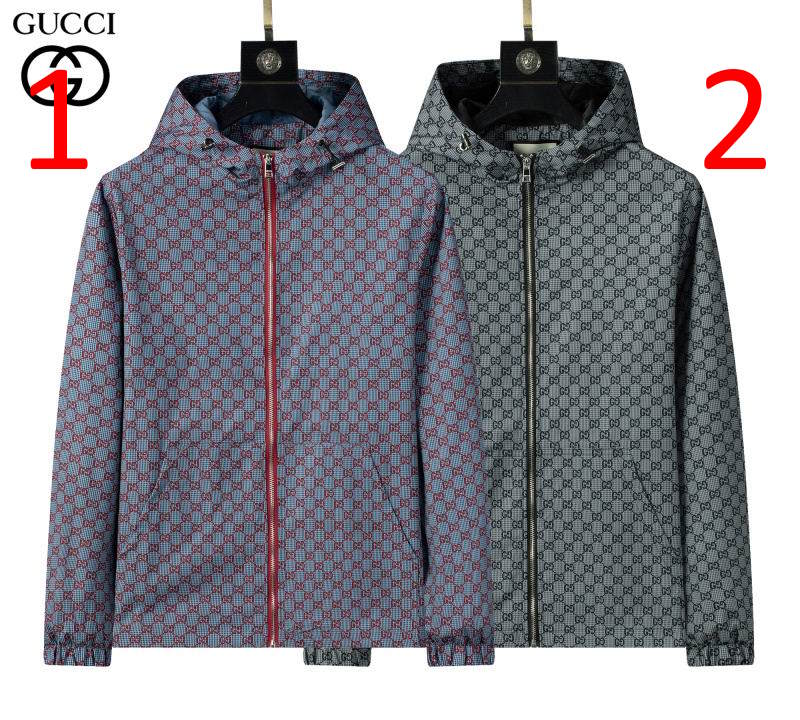 GU Monogram Jacket Windbreak Hoodie 2 Color 's