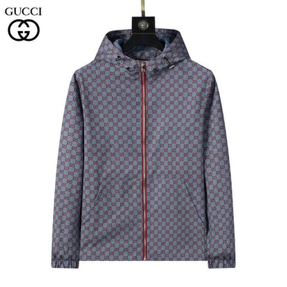GU Monogram Jacket Windbreak Hoodie 2 Color 's