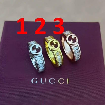 GU  Fashion Rings 3 Color's