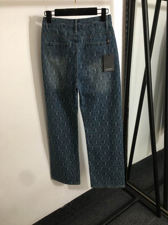 Y L  Pants Jeans Woman Monogram