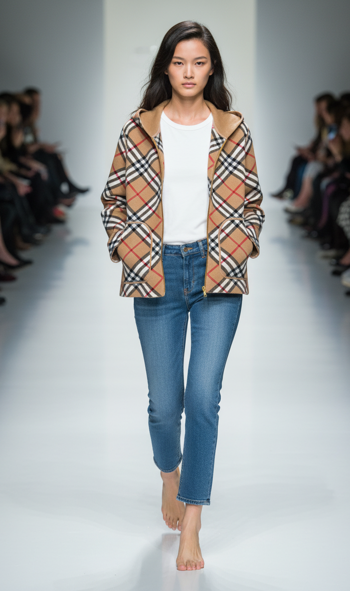 BURBBER  Jacket flare  Coat 2 Color's