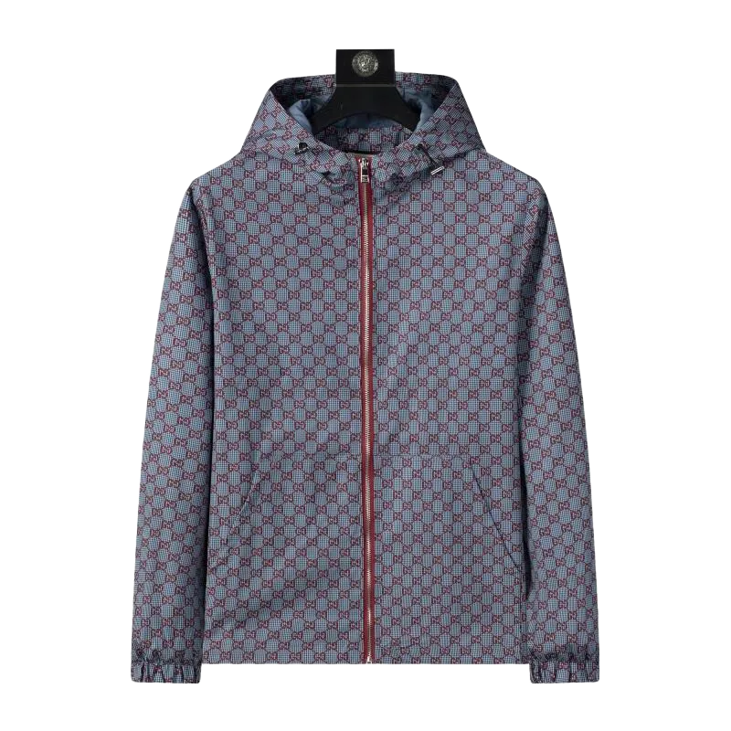 GU Monogram Jacket Windbreak Hoodie 2 Color 's