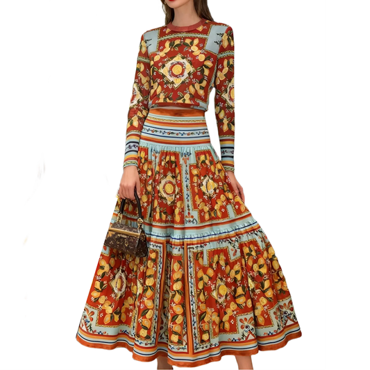 G D Woman  top  and skirt  set  2 GQ