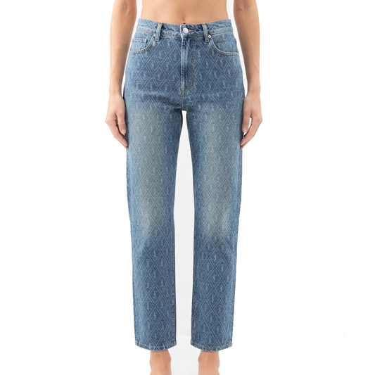 Y L  Pants Jeans Woman Monogram
