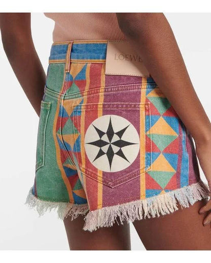 LOVE Pants Shorts Jeans Denim Woman Limited Ibiza