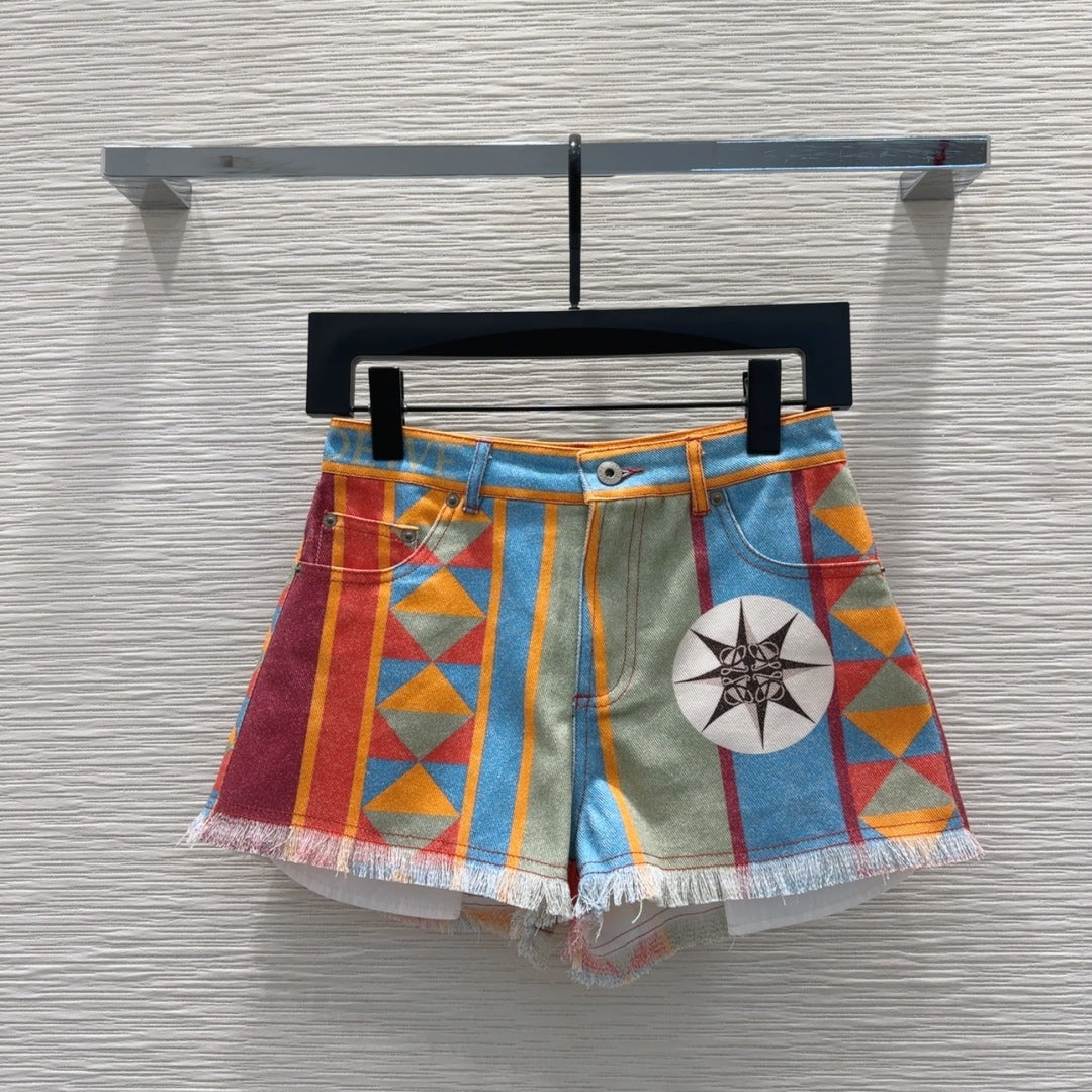 LOVE Pants Shorts Jeans Denim Woman Limited Ibiza