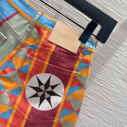 LOVE Pants Shorts Jeans Denim Woman Limited Ibiza